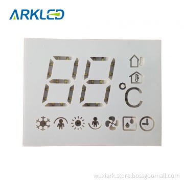 customized  segment led display for airconditioner appliance